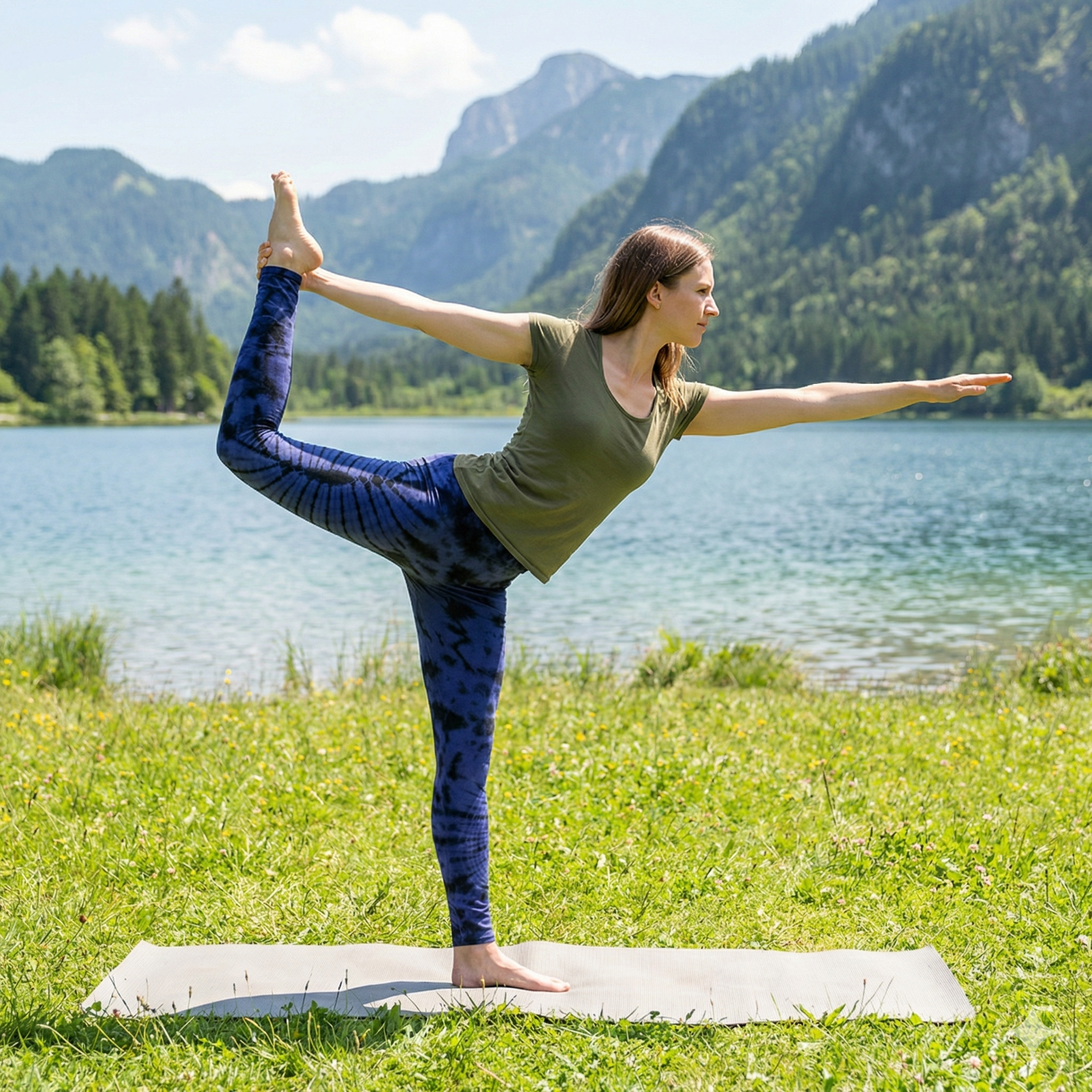 Batikované dámske legíny