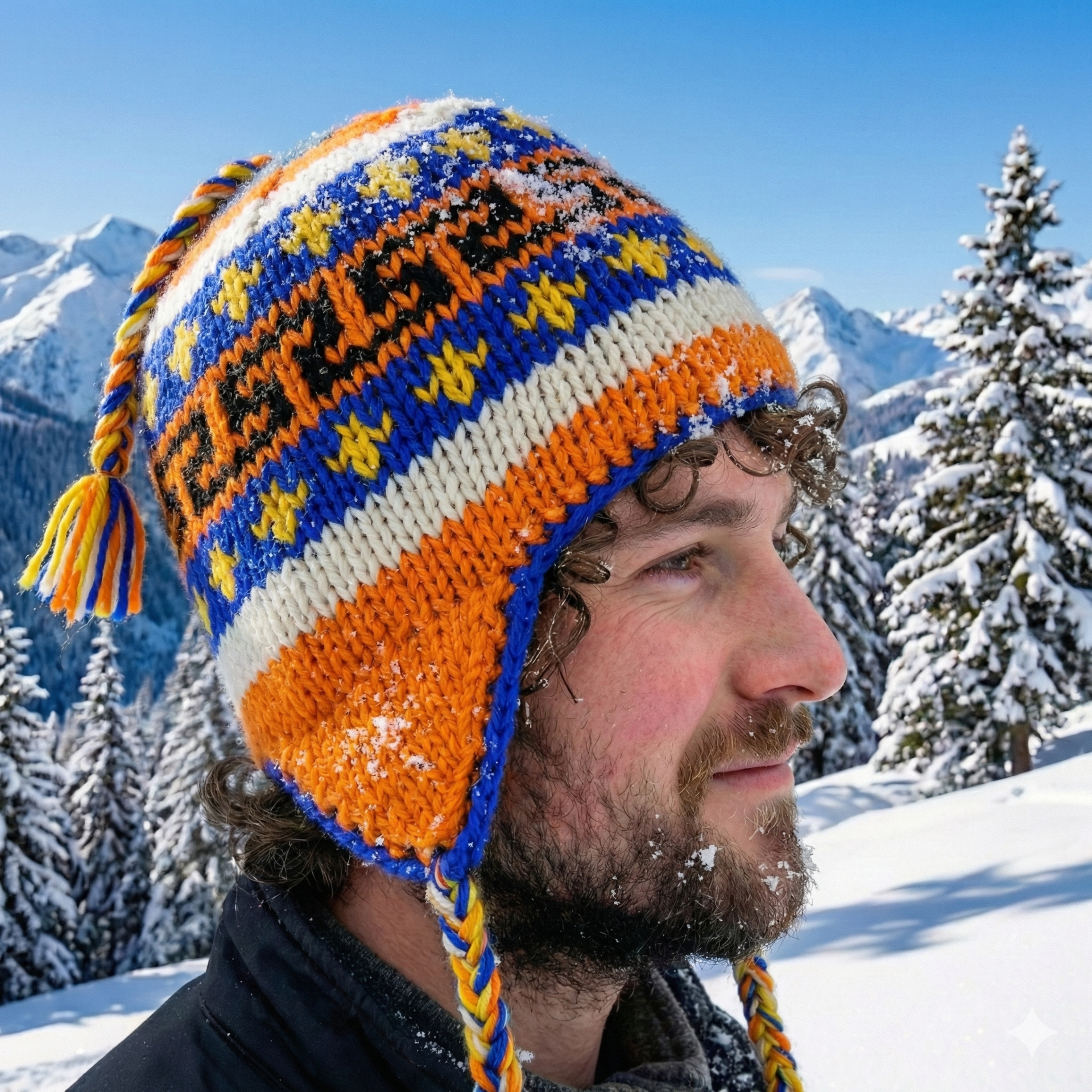 Vlnená čiapka zateplená flísom