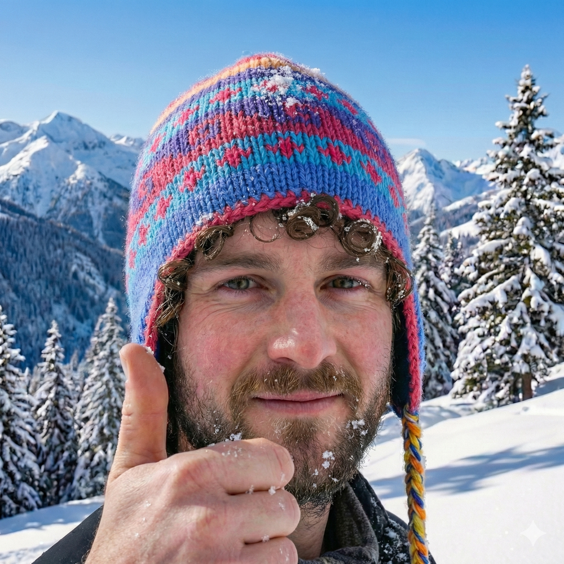 Vlnená čiapka zateplená flísom