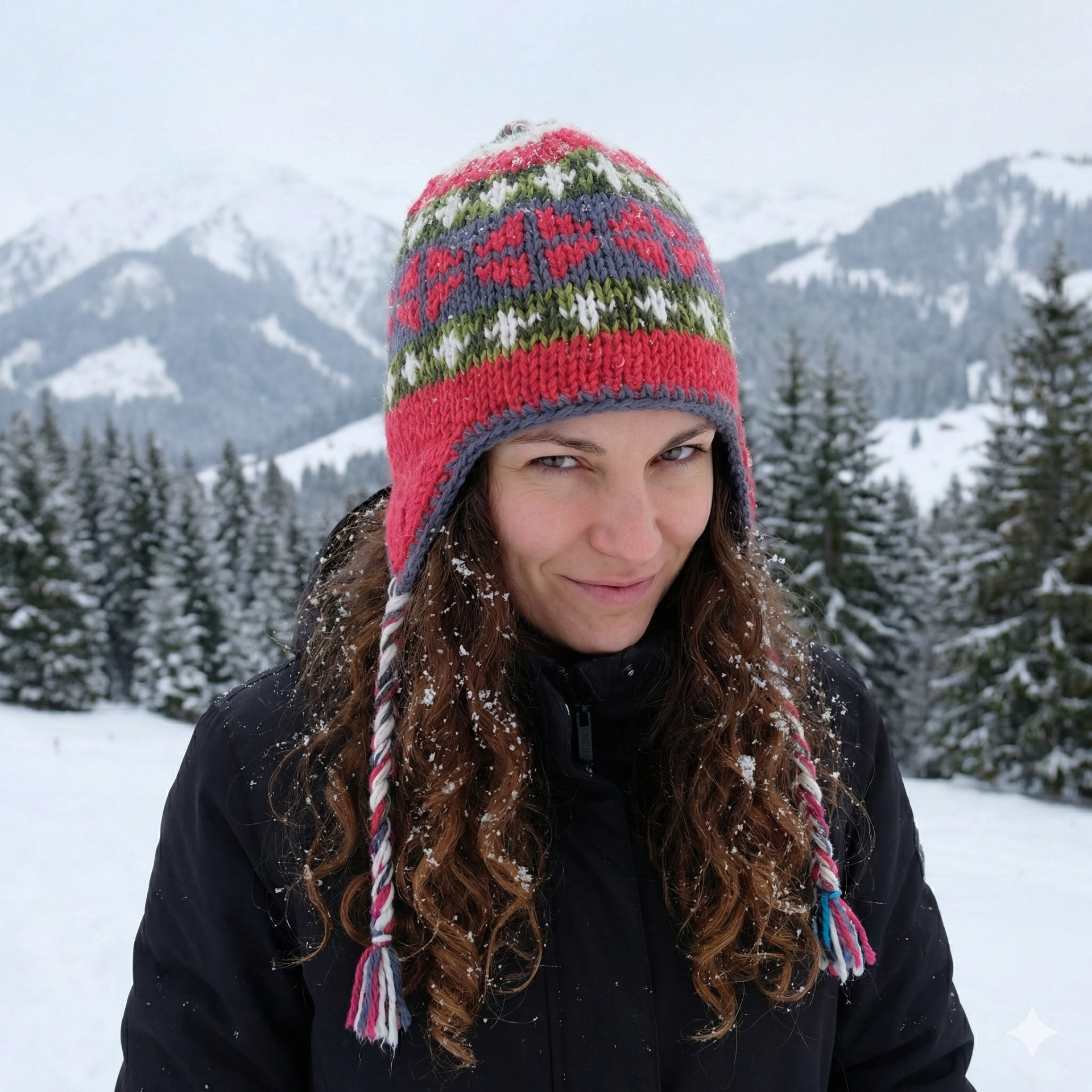 Vlnená čiapka zateplená flísom