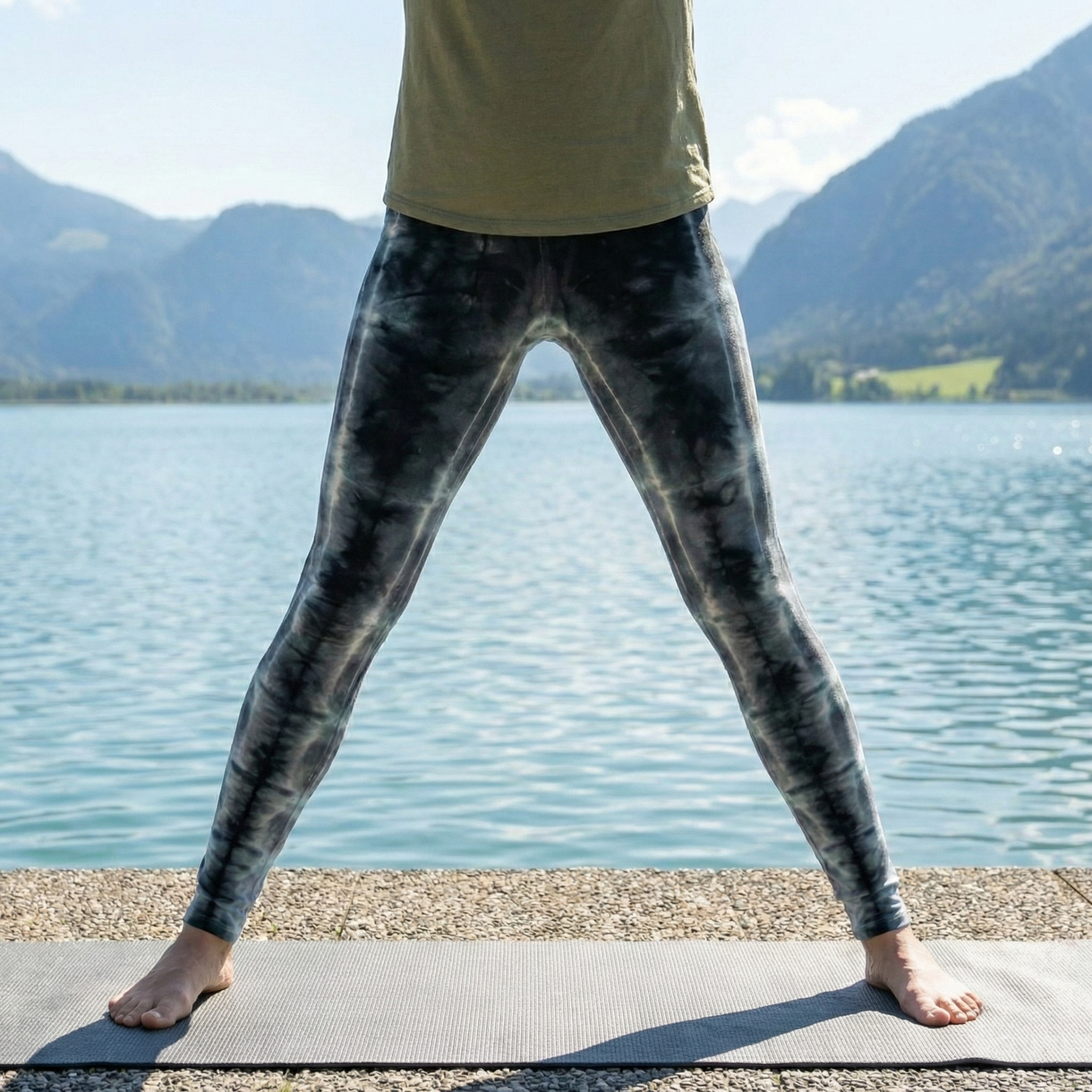 Batikované dámske legíny